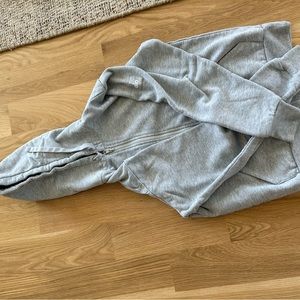 Alo everyday full zip hoodie - gray